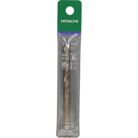 Mèche à métal 6,0mm HIKOKI 780526