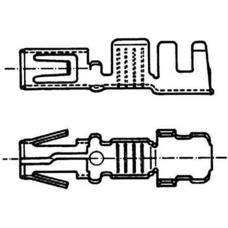 Manchon de connecteur rond HELLA 8KW054948003