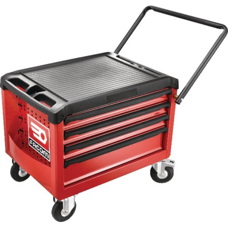 Malette d'outils mobile rouge FACOM ROLLCR4M3