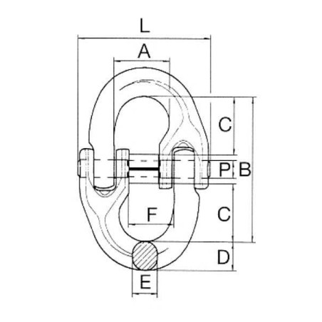 Maillon de jonction CARTEC WA60