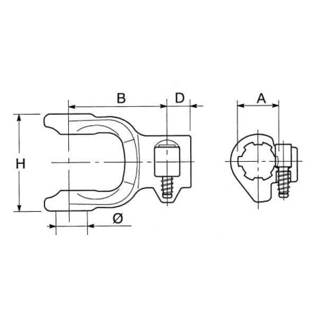 Mâchoire GOPART PTO940DY1386GP