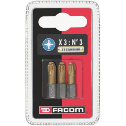 Lot de 3 embouts FACOM ED102TJ3