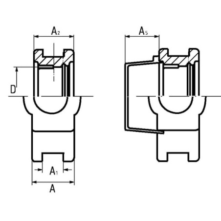 Logement de palier SKF 7500TU506M
