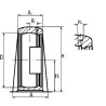 Logement de palier SKF 7500SYF510