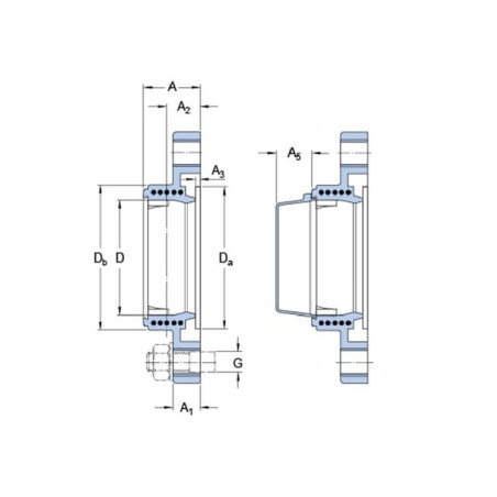 Logement de palier SKF 7500FYTBK505