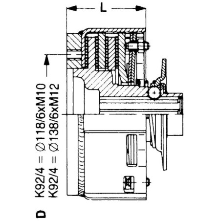 Limiteur à friction avec ressorts WALTERSCHEID 5613416135