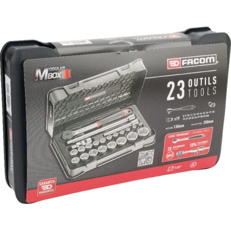 Jeu de douilles FACOM S1613P6PB