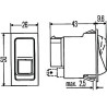 Interrupteur poussoir HELLA 6GM004570071