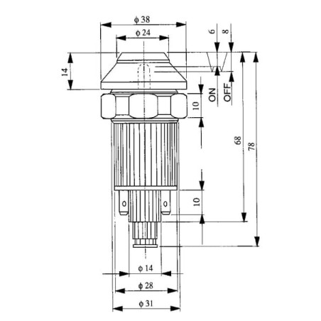 Interrupteur PNEUTRON 11145100PN