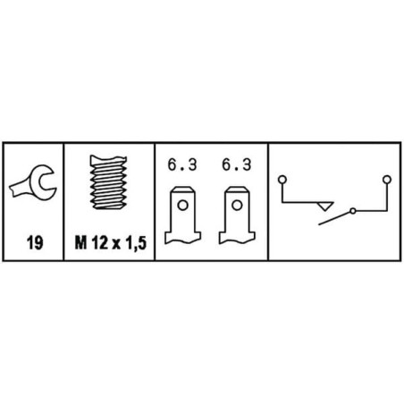 Interrupteur HELLA 6ZF004842001