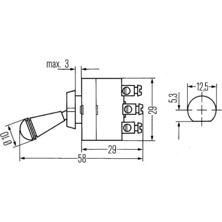Interrupteur HELLA 6FG002312001