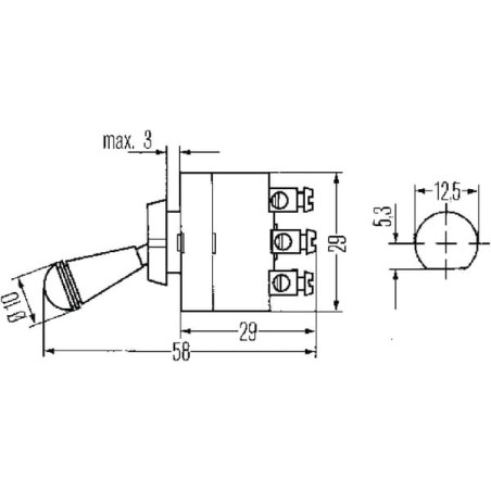 Interrupteur HELLA 6FG002312001