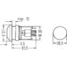Interrupteur d'avertissement HELLA 6HF003916011