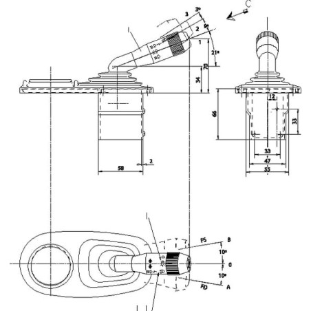 Interrupteur combiné COBO 01403000