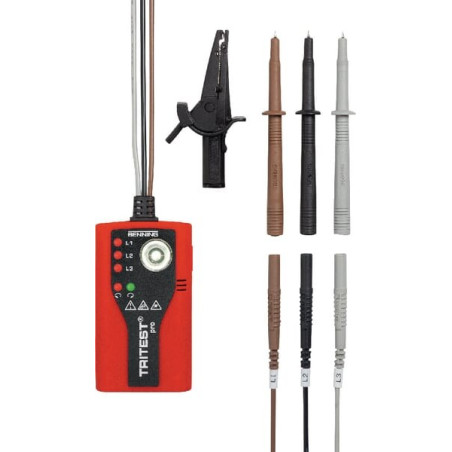 Indicateur d'ordre des phases pour réseaux triphasés BENNING 020052