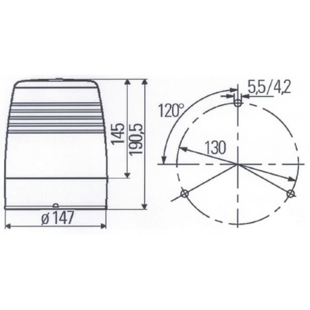 Gyrophare HELLA 2RL008965001