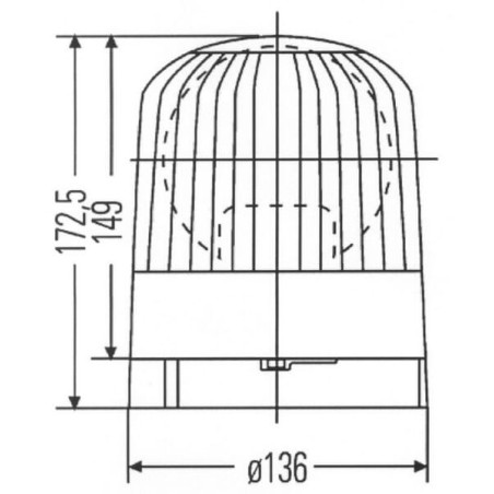 Gyrophare HELLA 2RL007552011
