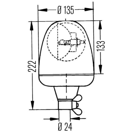 Gyrophare HELLA 2RL006846011