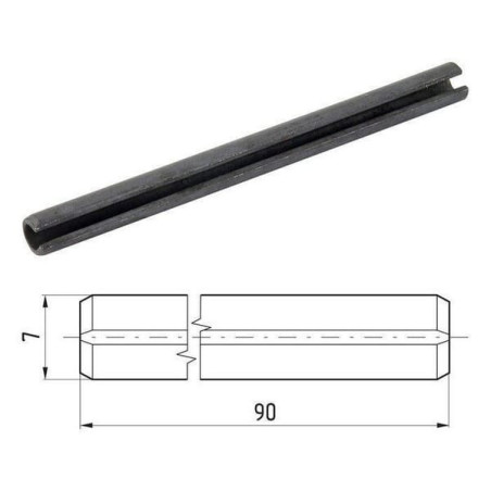 Goupille élastique 7x90 UNIVERSEL 1481790