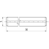Goupille élastique 5x30 UNIVERSEL 1481530