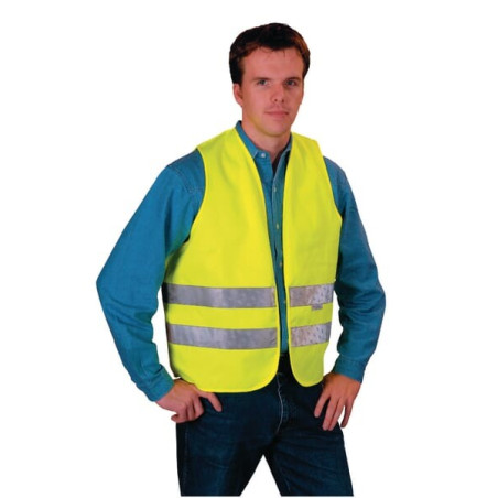 Gillet réfléchissant jaune UNBRANDED WW46200
