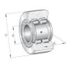 Galet de roulement INA/FFAG PWTR20522RSA