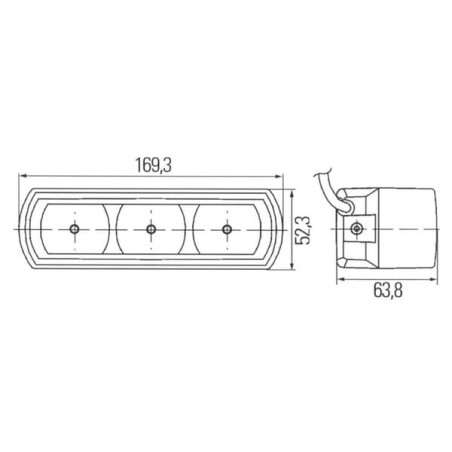 Feux LED HELLA 2PT009496801