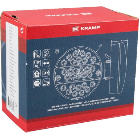 Feu multifonction arrière LED UNIVERSEL LA40039