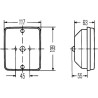 Feu de recul HELLA 2ZR003236051