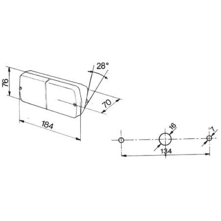 Feu de position avant et clignotant droite COBO 03189000