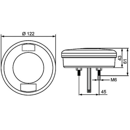 Feu de position à LED avant HELLA-VALUEFIT 2BE357027061