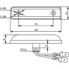 Feu de position à LED arrière HELLA-VALUEFIT 2TM357010011