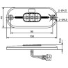 Feu de gabarit LED orange HELLA-VALUEFIT 2PS357009001