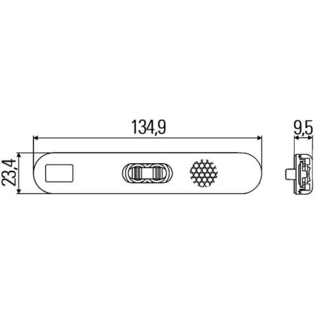 Feu de gabarit LED HELLA 2PS009226021