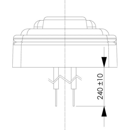 Feu de gabarit avec câble LED GOPART LA35057
