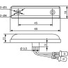 Feu de gabarit à LED HELLA-VALUEFIT 2PS357010001