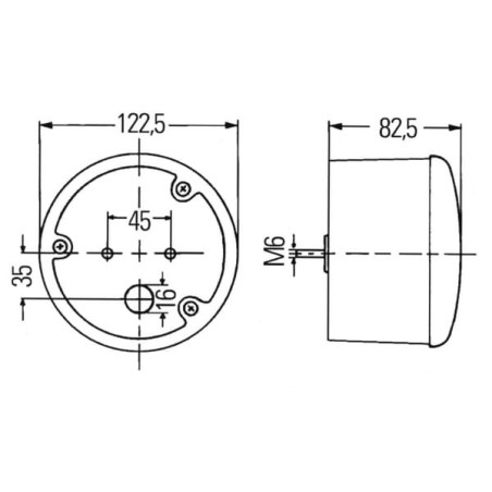 Feu clignotant HELLA 2BA964169011