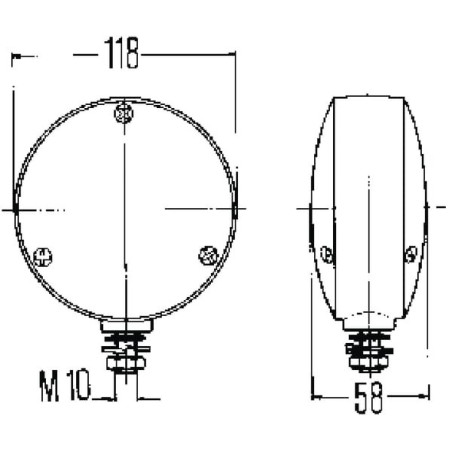 Feu clignotant HELLA 2BA003022021