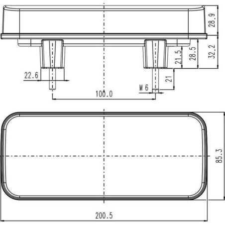 Feu arrière multifonction UNIVERSEL LA40070