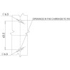 Feu arrière LED triangle gauche câblé UNIVERSEL LA40027