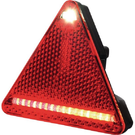 Feu arrière LED triangle droit câblé UNIVERSEL LA40049