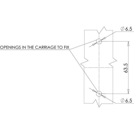 Feu arrière LED triangle droit 5 plots UNIVERSEL LA40050