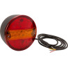 Feu arrière LED rond câblé UNIVERSEL LA40043