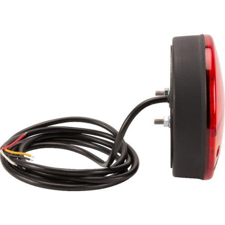 Feu arrière LED rond câblé UNIVERSEL LA40041