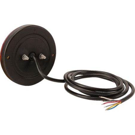 Feu arrière LED rond câblé UNIVERSEL LA40013