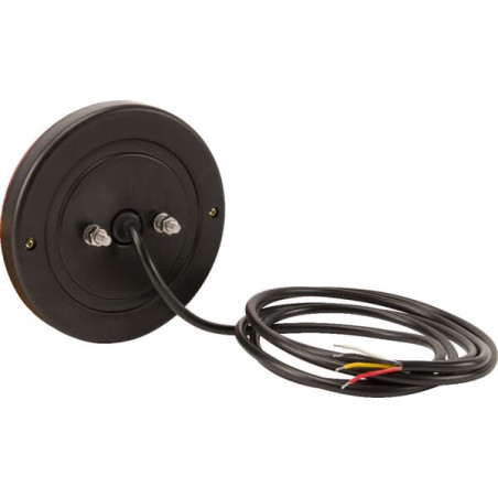 Feu arrière LED rond câblé UNIVERSEL LA40011