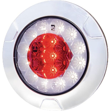 Feu arrière LED rond câblé UNIVERSEL LA40001
