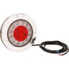 Feu arrière LED rond câblé UNIVERSEL LA40001
