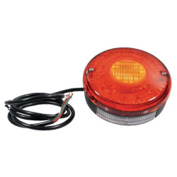 Feu arrière LED rond câblé UNIVERSEL LA2003M