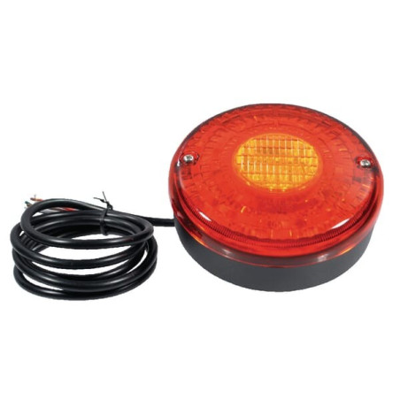 Feu arrière LED rond câblé UNIVERSEL LA2002M